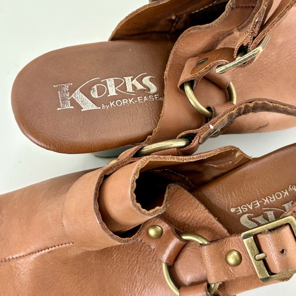 Korks Tan Mule / Clogs - Picture 5 of 6